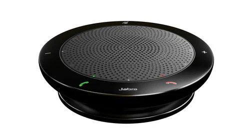 JABRA SPEAK 410 MS garsiakalbis, skirtas UC USB konferencijos sprendimui 360 laipsnių mikrofono prijungimas ir atkūrimas nutildymo ir garsumo mygtukas