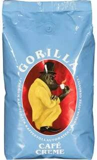 Joerges Gorilla Cafè Creme mėlyna 1kg kavos pupelių