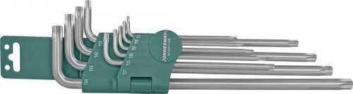 JONNESWAY TORX veržliarakčių "L" TIPO RINKINYS 10 vnt. YPAČ ILGAS H12S110S