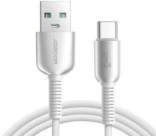 USB kabelis Joyroom S-A51 USB-A į USB-C 3A 1.2m pilkas