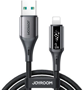 Joyroom S-A60 StarTalk 3A USB-A - Lightning kabelis 1.2m - juodas