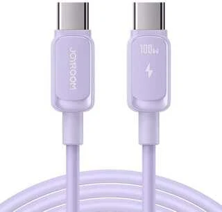 Kabelis S-CC100A14 100 W USB C į USB C Joyroom / 100 W / 1.2 m (violetinė)