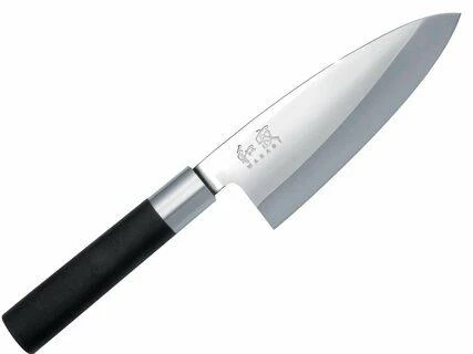 Japoniško plieno peilis KAI Wasabi juodas DM6715D peilis,15 cm ašmenys