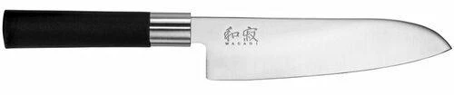 Japoniško plieno peilis KAI Wasabi juodas DM6716S peilis 16,5 cm ašmenys