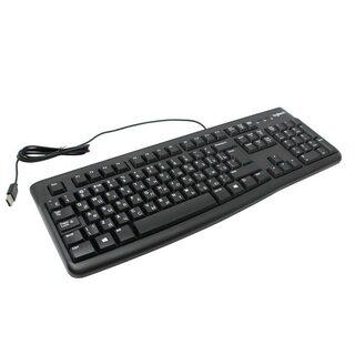 Logitech K120 klaviatūra USB Ukrainietiškas Juoda