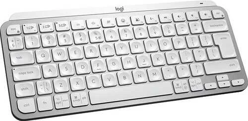 Minimalistinė Belaidė Klaviatūra su apašvietimu Logitech MX Keys Mini, Grafito spalvos, Vokiečių (Qwertz) išdėstymas