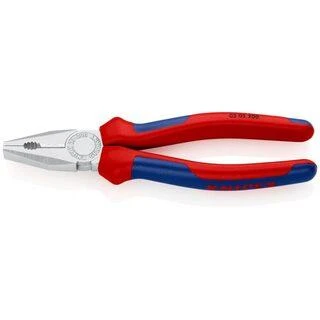 KNIPEX kombinuotos replės chromas 200 mm