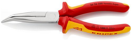 KNIPEX Snipe Nose pjovimo replės (Gandrų snapo replės)