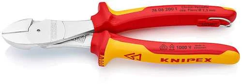 KNIPEX didelio sverto įstrižainė pjaustytuvas