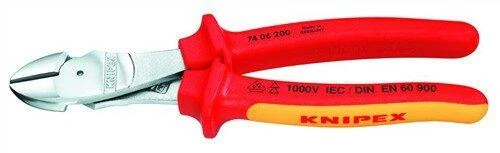 Žnyplės šoninio kirpimo X-Cut 200mm VDE TT, Knipex