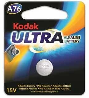 Bateria „Kodak ULTRA Alkaline A76 LR44“ baterija, 1 vnt.