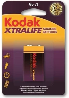 BateriA „Kodak XTRALIFE“ šarminė K9V LR9 baterija, 1 vnt.