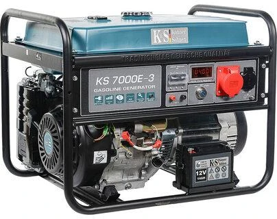 KÖNNER & SÖHNEN Benzininis generatorius 5,0kW 230/400V KS 7000E-3