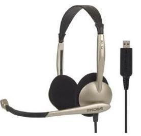 Koss | Ausinės | CS100USB | su laidu | Ant ausų uždedamos | Mikrofonas | Auksinė | Noise canceling