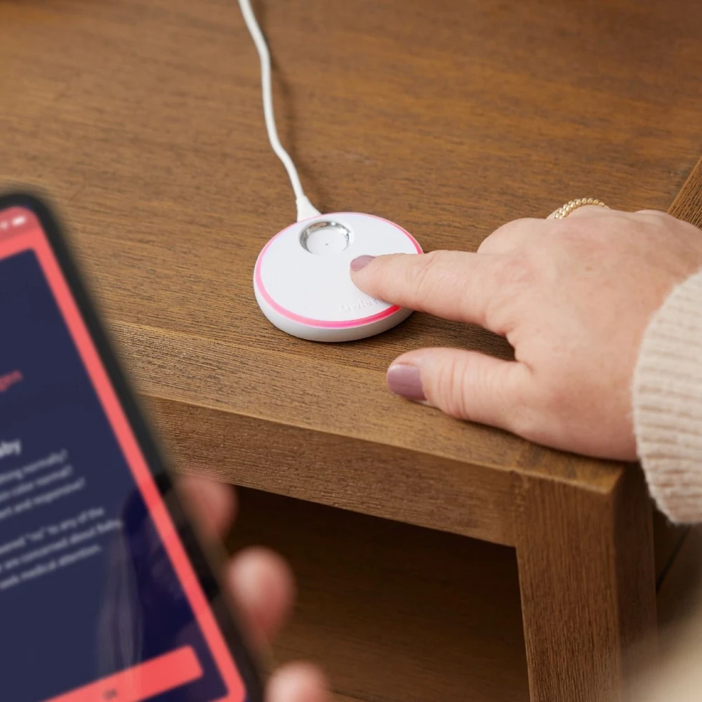 Išmani kūdikio kojinė „Owlet Dream Sock“, mėlynos spalvos