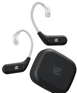 KZ AZ09 juodas - Keičiamas „Bluetooth“ modulis su ausų kabliuku ausinėms, juodas