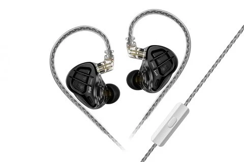 KZ ZAR NO MIC - Įstatomos į ausis ausinės, juodas ir auksinis