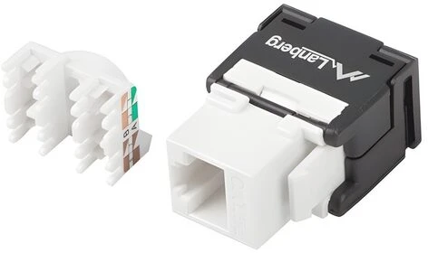 LANBERG KSU5-2000 Keystone be įrankių modulis RJ45->LSA 180deg UTP Cat.5e
