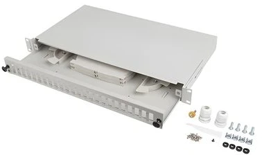 Šakotuvas LANBERG šviesolaidinė komutacinė panelė 24XSCDX/12XLCQD Rack 19inch