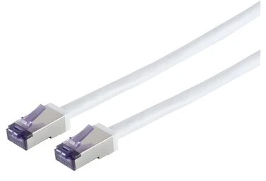 Lanview Tinklo kabelis High-Flex, Cat.6A, S/FTP, PVC, balta, 3 m (LVN-CAT6A-FLEX-3MWH)