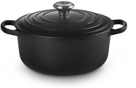 Virtuvės Indai - Le Creuset Signature Keptuvė 20cm Apvalaus Ketaus Juoda
