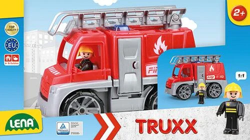Žaislinis automobilio gesintuvas, 29 cm (dėžutėje), LENA Truxx, 04457, 2+