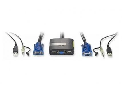Level One Lenovo LevelOne KVM-0223 KVM jungiklis Juoda