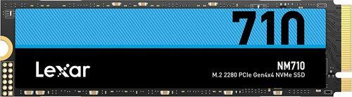 Lexar | M.2 NVMe SSD | NM710 | 2000 GB | SSD form factor M.2 2280 | Solid-state drive sąsaja PCIe Gen4x4 | Skaitymo greitis 4850 MB/s | Rašymo greitis 4500 MB/s