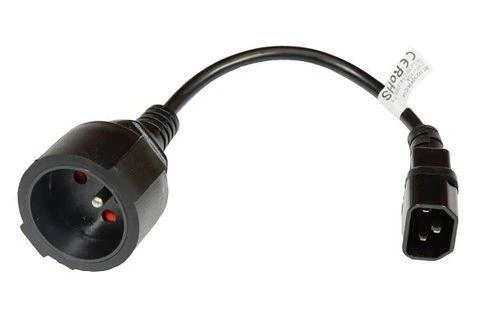 Oem Sumažinimas UPS (IEC320-C14) - FR lizdas (CEE7/5), 30 cm