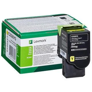 Lexmark C2320Y0 tonerio kasetė Originalus Geltona 1 vnt