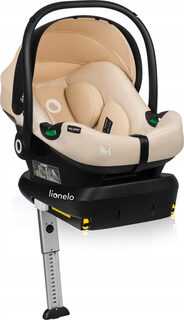 Lionelo kūdikių automobilinė kėdutė Astrid i-Size su ISOFIX baze, 40–87 cm, LO-ASTRID I-SIZE SET BEIGE SAND