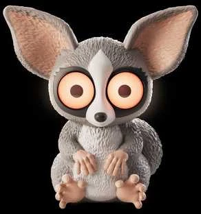 Lisciani Lempa Galago-Bush Baby su šviečiančiomis akimis