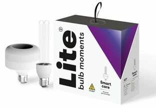 Lite Bulb Moments Išmanioji lemputė su UVC +2700 technologija sumažina ir neutralizuoja virusus ir bakterijas