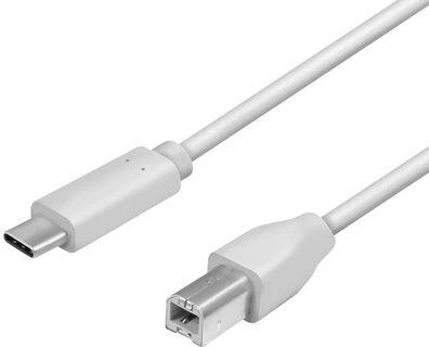LOGILINK CU0160 LOGILINK - USB 2.0 jungties laidas, USB-C kištukinis lizdas iki USB-B kištukas, 1m