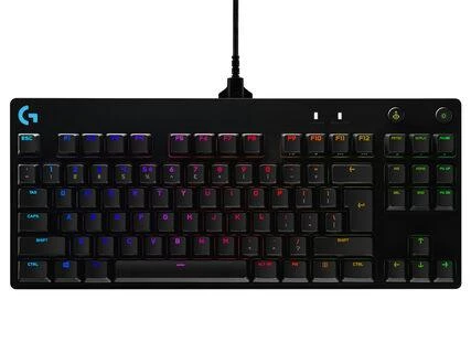 Mechaninė Žaidimų Klaviatūra Logitech G Pro, GX Blue Clicky Switches, DE išdėstymas