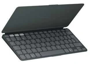 Klaviatūra „Logitech Keys To Go 2“ šviesiai pilkos spalvos