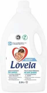 „Lovela Baby“ hipoalerginis kūdikių ir vaikų drabužių skalbiklis, skirtas baltiems drabužiams skalbti, 2,9 l