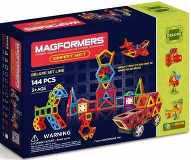 Magformers Magnetiniai blokeliai Smart 144el.