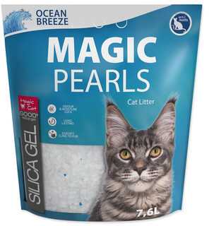 Placek Silikona pakaiši kaķu tualetei - Magic Pearl Ocean Breeze 7.6 L