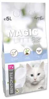 Placek Smiltis kaķu tualetēm - Magic Litter Bentonite Ultra Baltas, 5 l