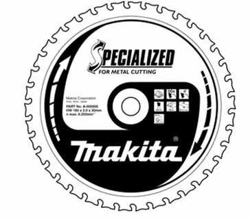 Makita T.C.T. pjūklas SPECIALIZED 305X2.3X25.4mm -5° T78 B-09793 T.C.T • 305 x25.4 mm • T78 • -5° • Metalui