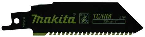 Makita Tiesinio pjūklo pjūklelis TC/HM 100x1,25mm (8tpi), 1Vnt., Metalui B-55566