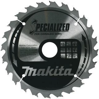 Makita T.C.T. pjūklas EFFICUT 190X1.45X30mm 23° T24 B-64191 T.C.T • 190 x30 mm • T24 • 23° • Medienai