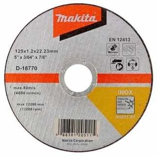 Pjovimo diskas Makita ner. metalui WA 60 T, 125x1.2x22.23
