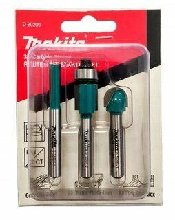 Makita Frezų rinkinys 3Vnt., 6mm cangei D-30209