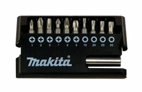 Makita Sukimo antgalių komplektas 11 vnt. (PH2;PZ1;PZ2;PZ3;T10,T15;T20;T25;T30;T40) D-30651