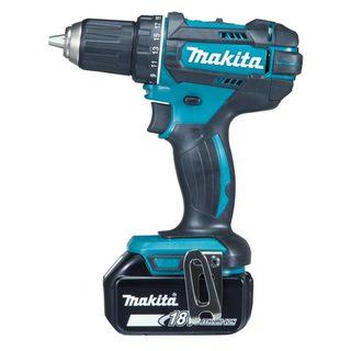 Makita DHP482RTJ Akumuliatorinis smūginis gręžtuvas, 18 V, 2x 5,0 Ah Li-ion, 62/36 Nm, 1,7kg, LED, MAKPACK