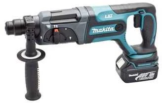MAKITA akumuliatorinis perforatorius DHR241RTJ 18V 2J 2x5.0Ah