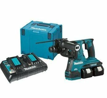 MAKITA SDS-PLUS GRĘŽIMO IR PRIVERIMO KJŪKAS 2x18V 2.9J AVT 2x5.0Ah + CHUCK DHR283T2JU