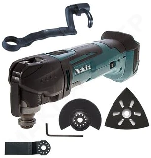 MAKITA DAUGIAFUNKCINIS ĮRANKIS 18V Li-ION BE BATERIJAŲ IR ĮKROVIMO + PRIEDŲ, DTM51ZX1